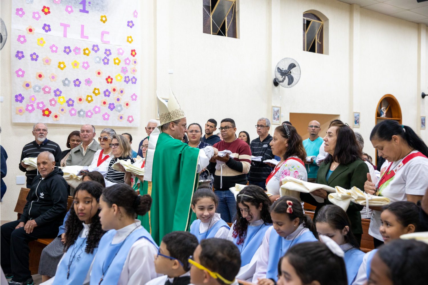 Santa Maria Goretti tríduo preparatório e presença de Dom Valdir