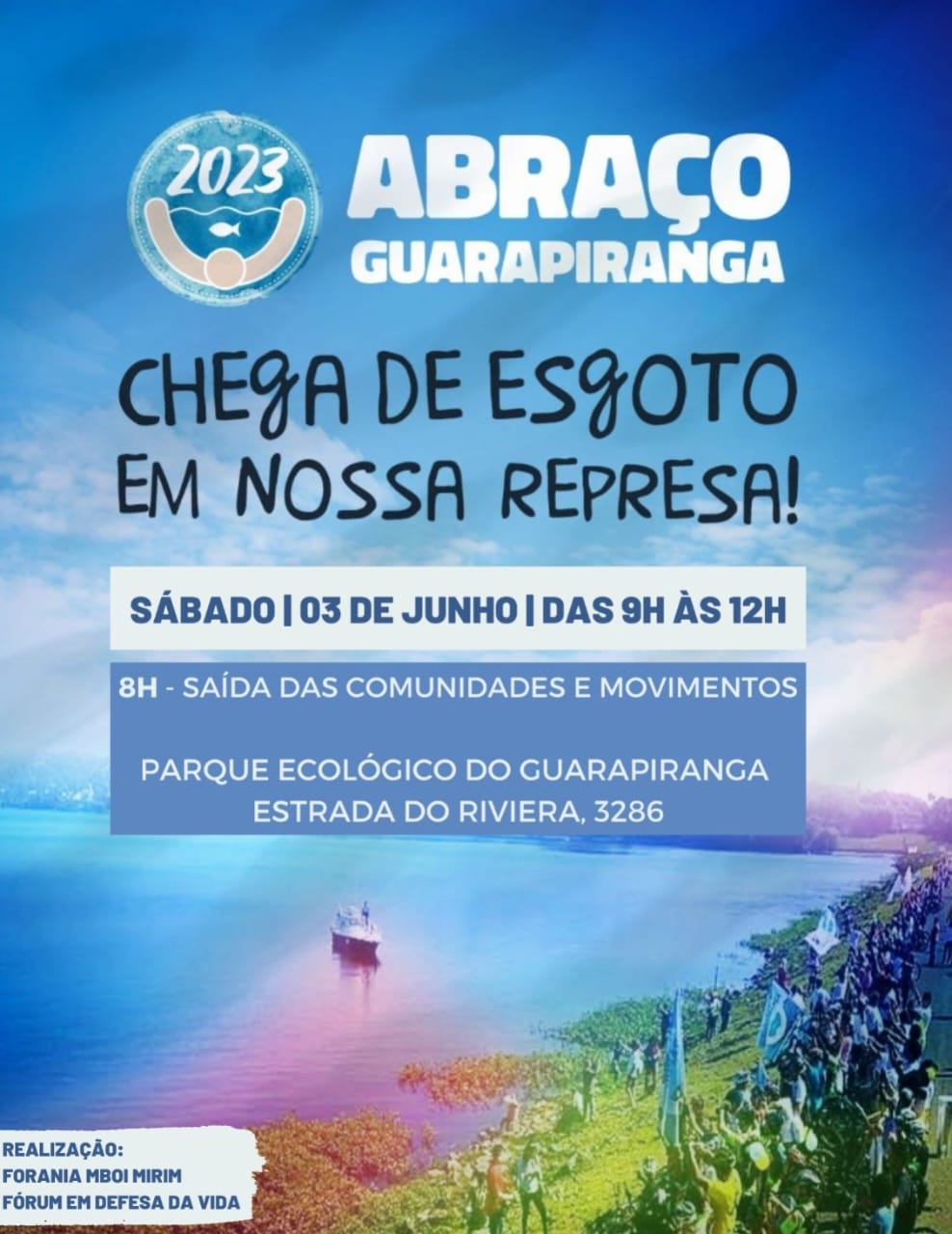 agua abraça